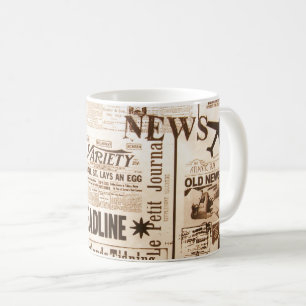 Zeitung Kaffeetasse