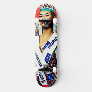 Zeitung Mache "Miss Solomon Islands" Skateboard