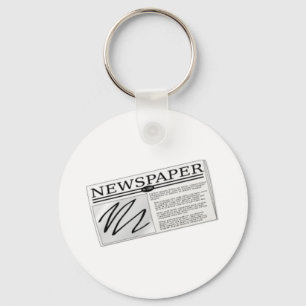 Zeitung Schlüsselanhänger