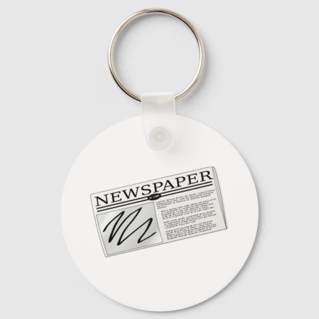 Zeitung Schlüsselanhänger (Vorderseite)