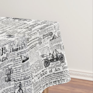 Zeitung Tischdecke
