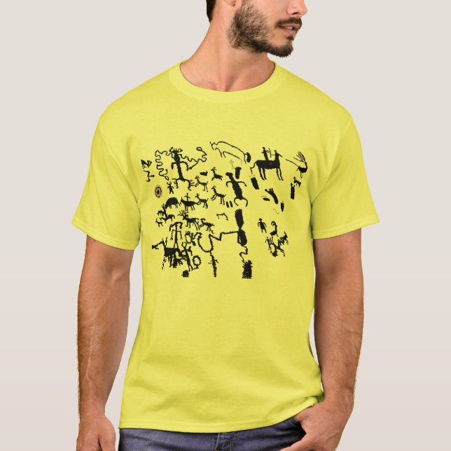 Zeitungs-Felsen T-Shirt (Vorderseite)