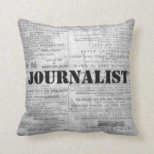 Zeitungs-Nachrichten-Druck-Journalist-Wurfs-Kissen Kissen