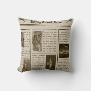 Zeitungsamerikaner MoJo Pillow Kissen