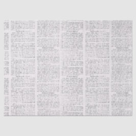 Zeitungsartikel Seidenpapier