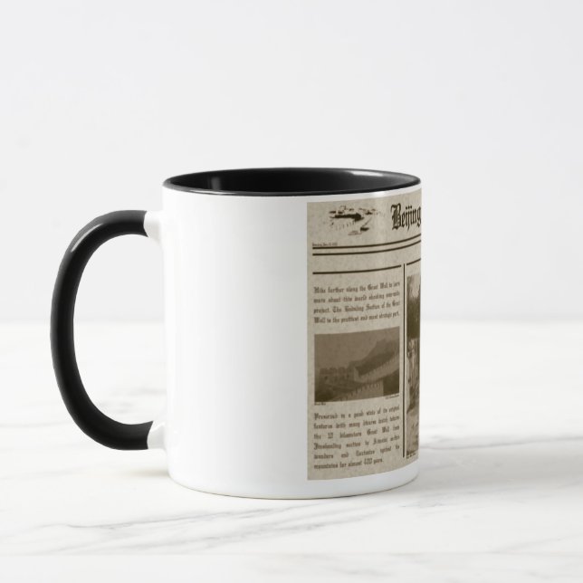 Zeitungsbecher Tasse (Links)