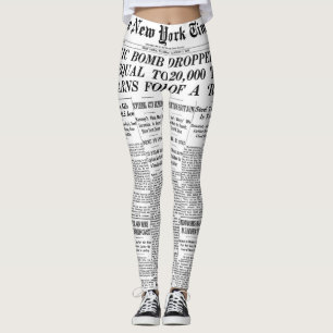 Zeitungsgamaschen Leggings