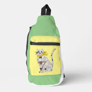 Zeitungskatze Crossbody Bag