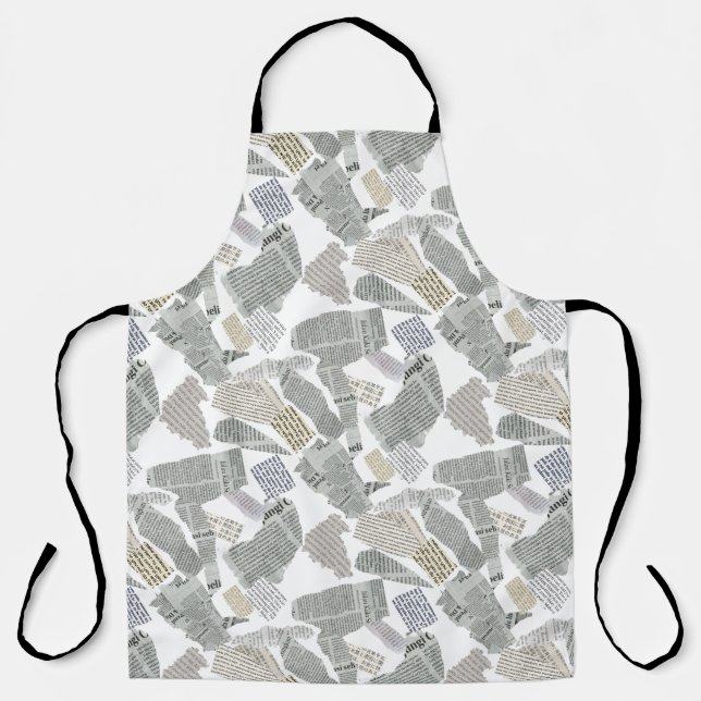 Zeitungsschneidmuster 01x4.b schürze (Vorderseite)
