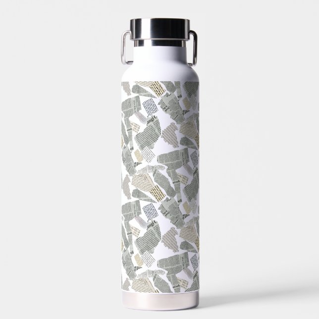 Zeitungsschneidmuster 01x4.b trinkflasche (Vorne)