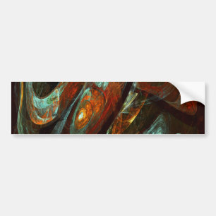 Zeitunterteilung Abstrakter Kunst Autoaufkleber