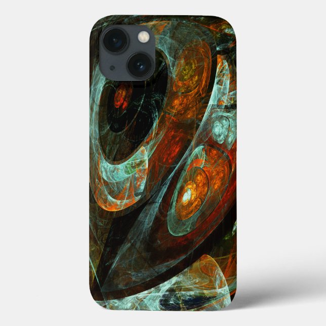 Zeitunterteilung Abstrakter Kunst Case-Mate iPhone Hülle (Rückseite)