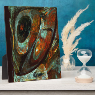 Zeitunterteilung Abstrakter Kunst Fotoplatte