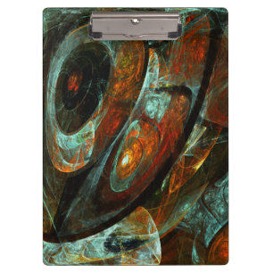 Zeitunterteilung Abstrakter Kunst Klemmbrett
