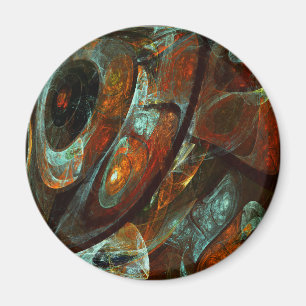 Zeitunterteilung Abstrakter Kunst Magnet