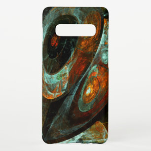 Zeitunterteilung Abstrakter Kunst Samsung Galaxy S10+ Hülle