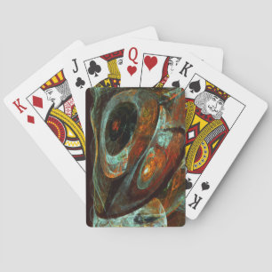 Zeitunterteilung Abstrakter Kunst Spielkarten
