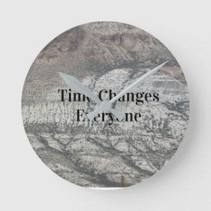 Zeitveränderungen Runde Wanduhr