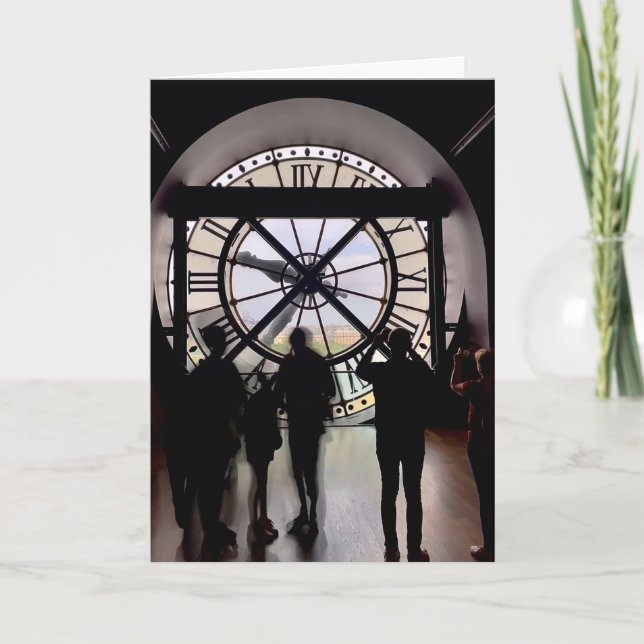 Zeitvertreib im Musée d'Orsay Karte (Vorderseite)