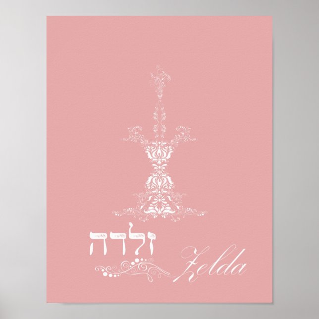 Zelda Candle Art Poster (Vorne)