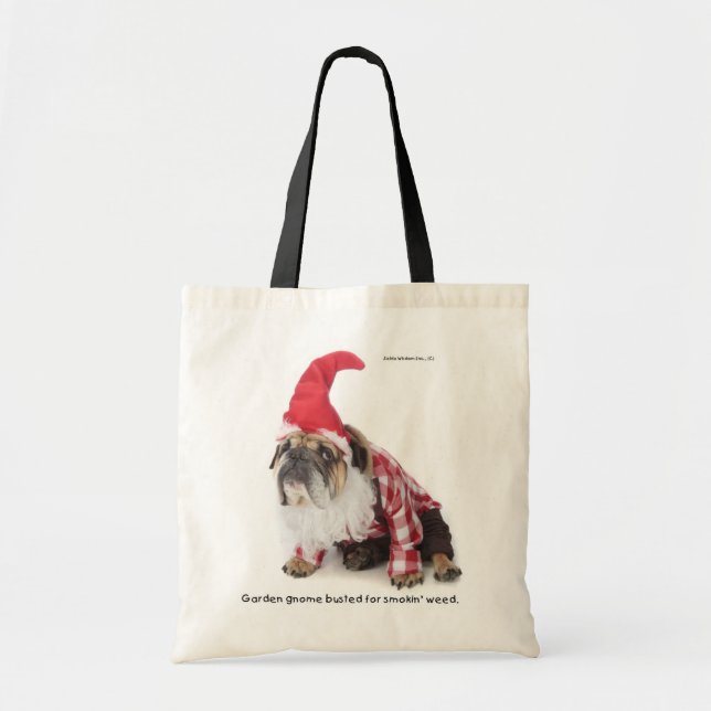 Zelda Gartengnome-Taschen-Tasche Tragetasche (Vorne)
