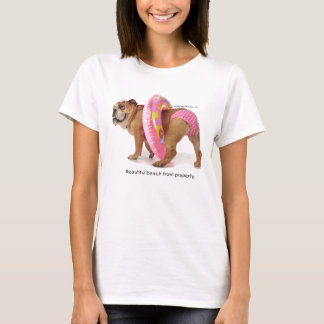 Zelda rosa Polk Punkt-Bikini-T - Shirt