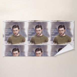 Zelensky & Ammunication Quote Quality Bath Towel Badhandtuch Set