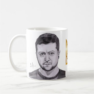 Zelensky Autogramm-Tasse Kaffeetasse