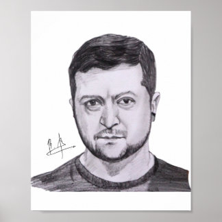 Zelensky Autograph Poster