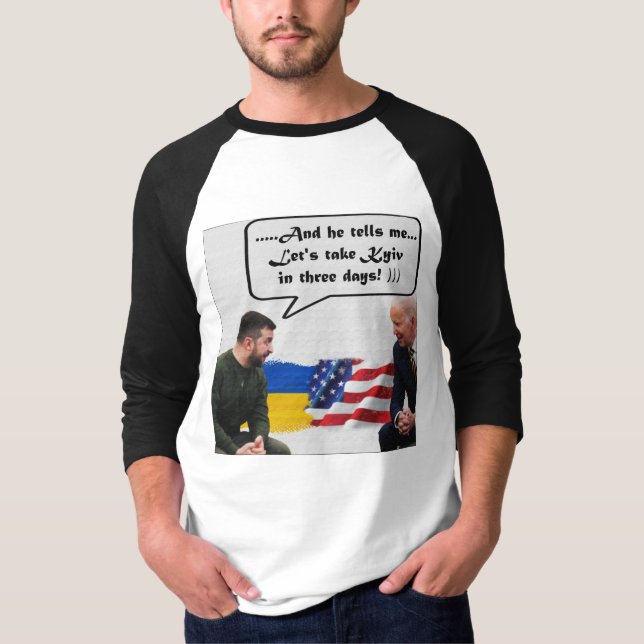 Zelensky Biden T-Shirt (Vorderseite)