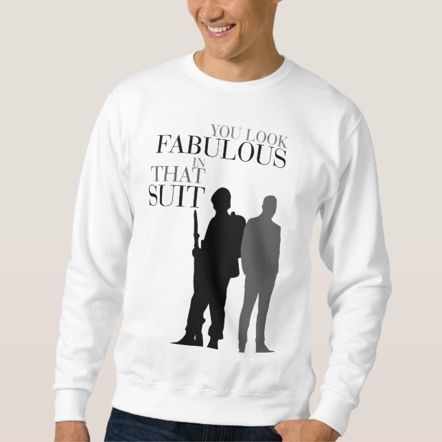 Zelensky Hoodie "Du siehst in diesem Anzug fabelha (Vorderseite)