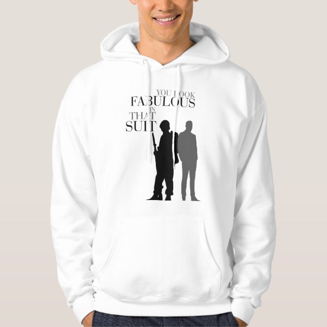 Zelensky Hoodie "Du siehst in diesem Anzug fabelha (Vorderseite)