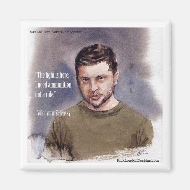 Zelensky, Magnet Volodymir (Devant)