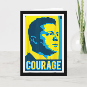 Zelensky - Mut Shirt Steh mit der Ukraine Karte