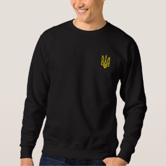 Zelensky Ukraine Volodymyr Zelenskyy Trident Besticktes Sweatshirt