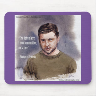 Zelensky, Volodymir Mouse Pad Mousepad