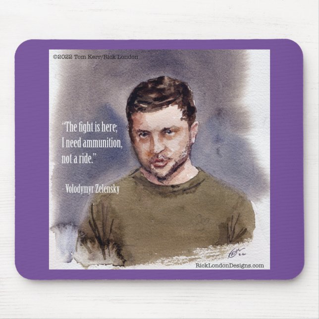 Zelensky, Volodymir Mouse Pad Mousepad (Vorne)