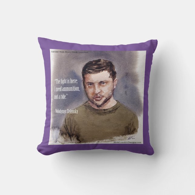 Zelensky, Wolodymir Kissen (Vorderseite)
