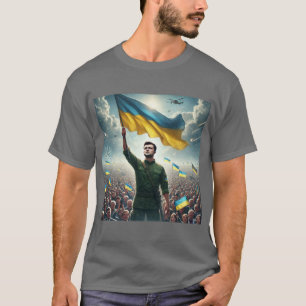 Zelenskyj Ukraine Kundgebung Männer T - Shirt