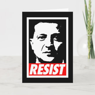 Zelenskyj - Widerstand Unterstütze Ukraine Ich ste Karte
