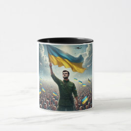 Zelenskyy Kundgebungen des ukrainischen Volkes Tasse