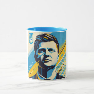 Zelenskyy Pop Kunst, Dichtung und Musik Tasse