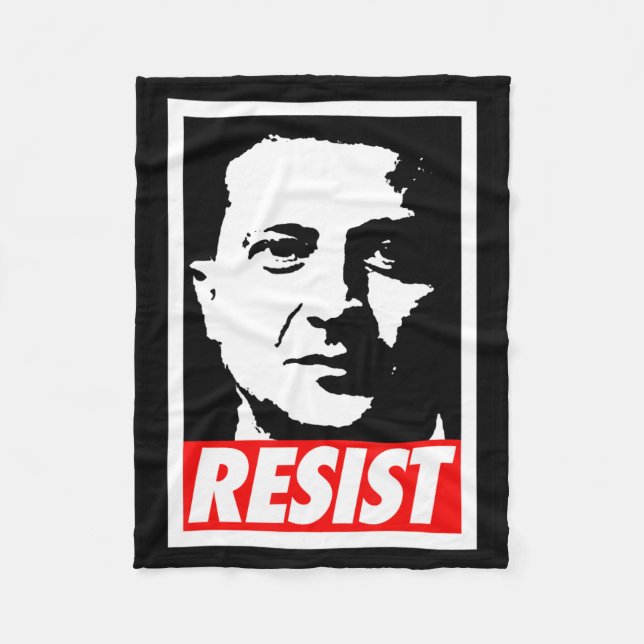 Zelenskyy - Resist Support Ukraine I Stand With Uk Fleecedecke (Vorderseite)