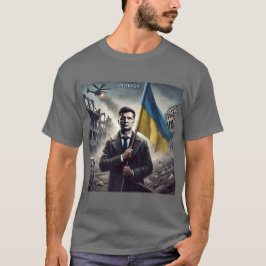 Zelenskyy Stehend stark für die Ukraine T-Shirt