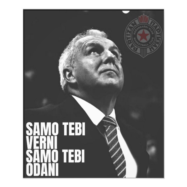 Zeljko Obradovic ZOC Partizan Fotodruck (Vorne)