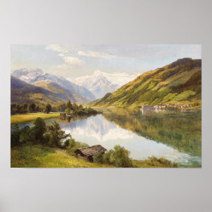 Zell am See & Kitzsteinhorn von Petrides Poster