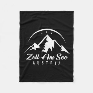Zell Am See Österreich Skigebiet Skifahren Snowboa Fleecedecke