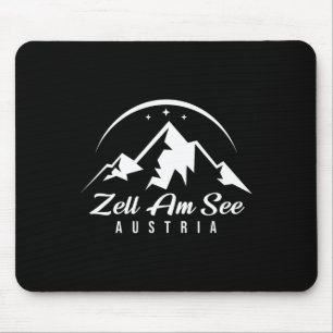 Zell Am See Österreich Skigebiet Skifahren Snowboa Mousepad