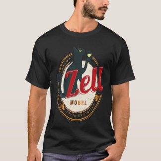 Zell mit Katze Vintage Mosel Rheinland-Pfalz T-Shirt