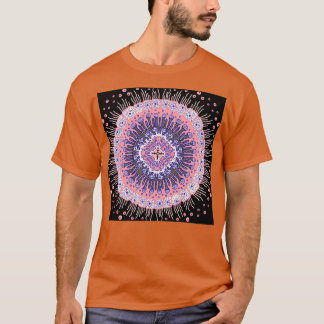 Zellbiologie Mandala rosa T-Shirt